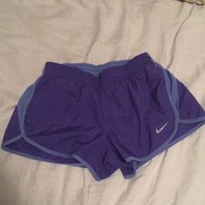 Nike DryFit shorts with bike short liner